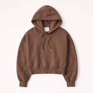 Abercrombie Essential SoftAF Max Espresso Hoodie Brown Popover Size Medium NWT